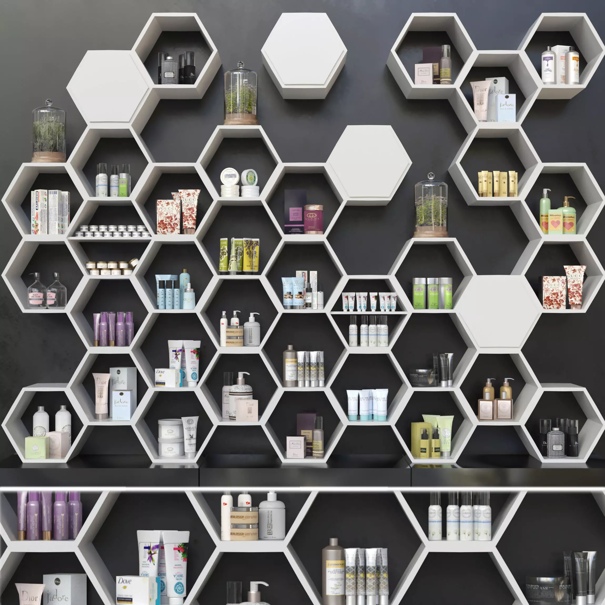 Cosmetics for salon 11 3D model_0