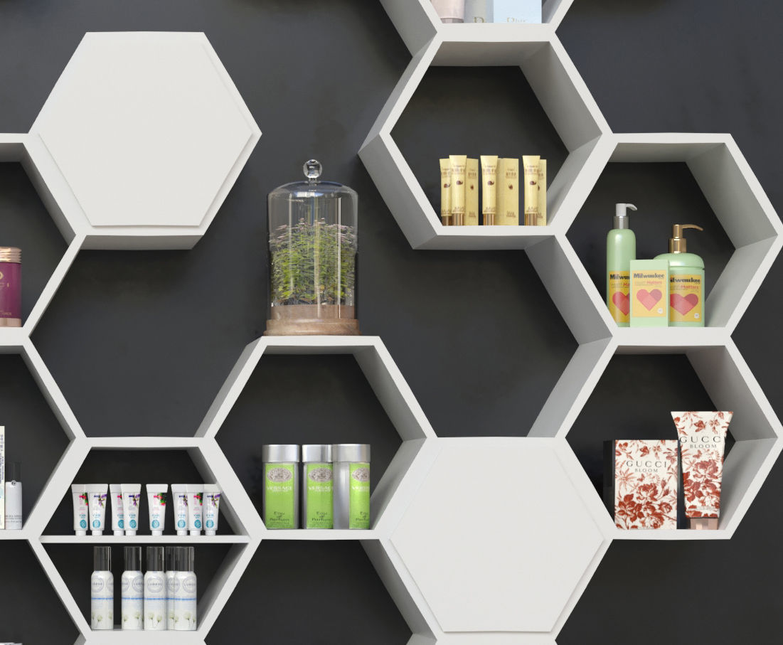 Cosmetics for salon 11 3D model_4