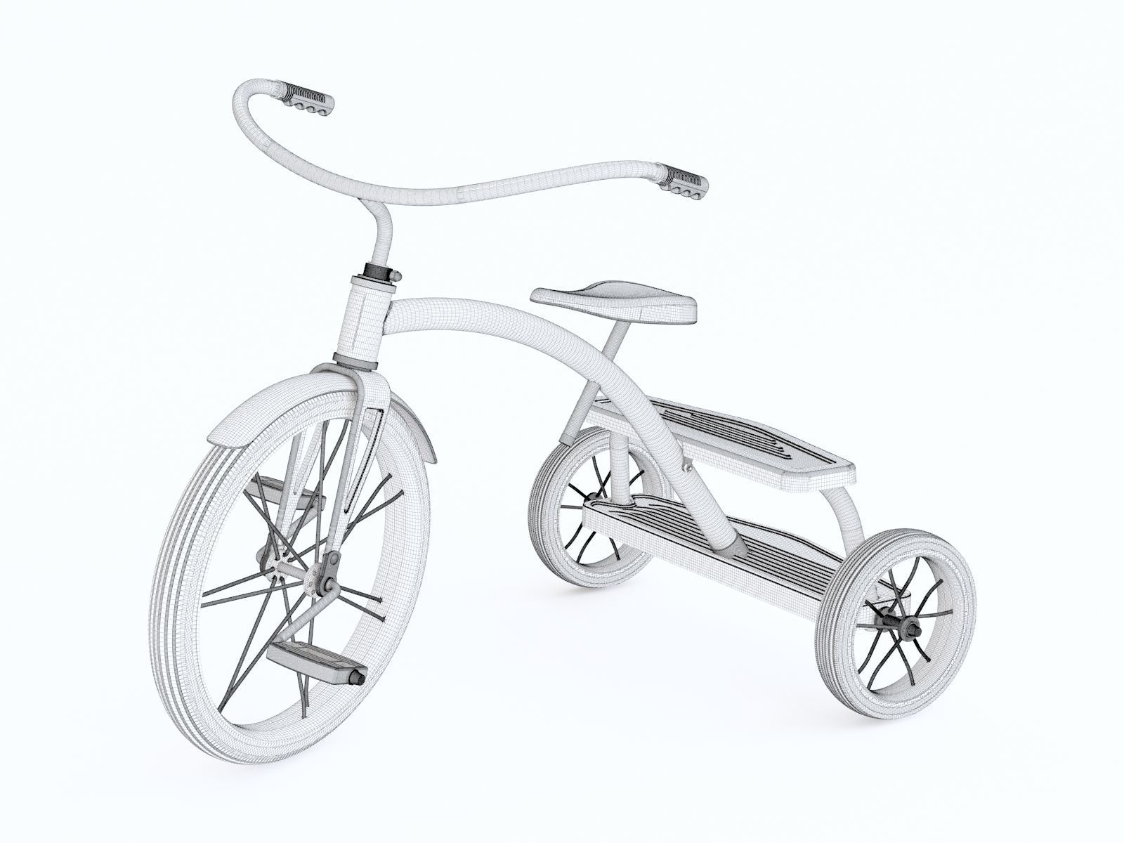 Tricycle 02 3D model_1