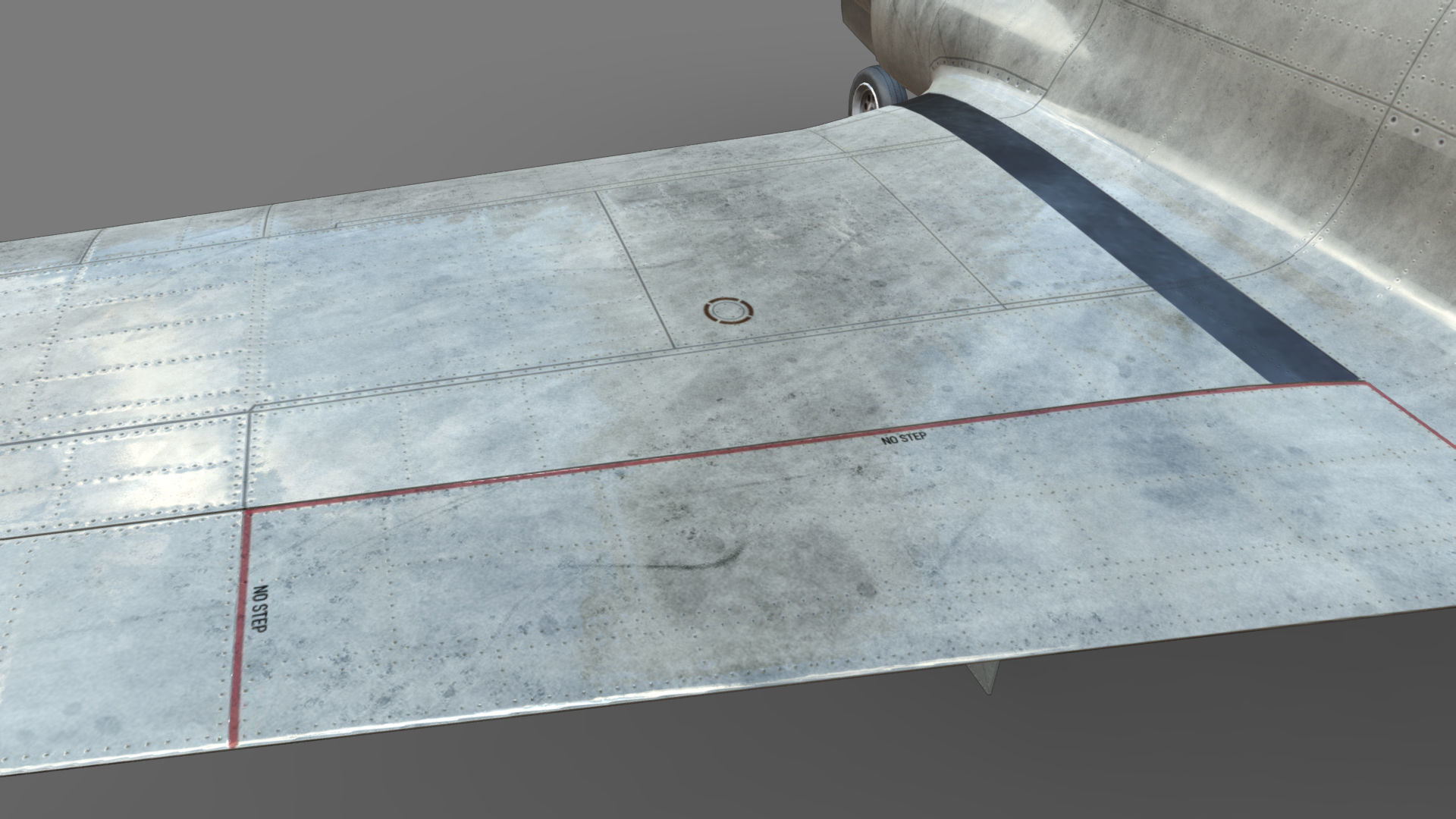 Lockheed P-80 Low-poly 3D model_2