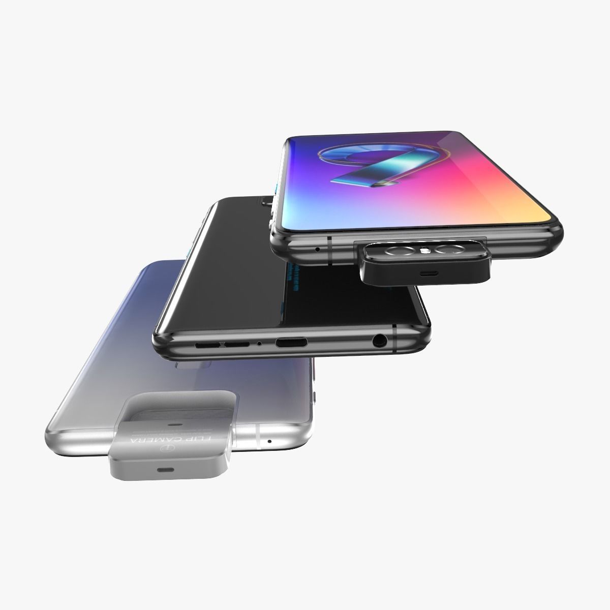 Asus Zenfone 6 ZS630KL All Color 3D model_7