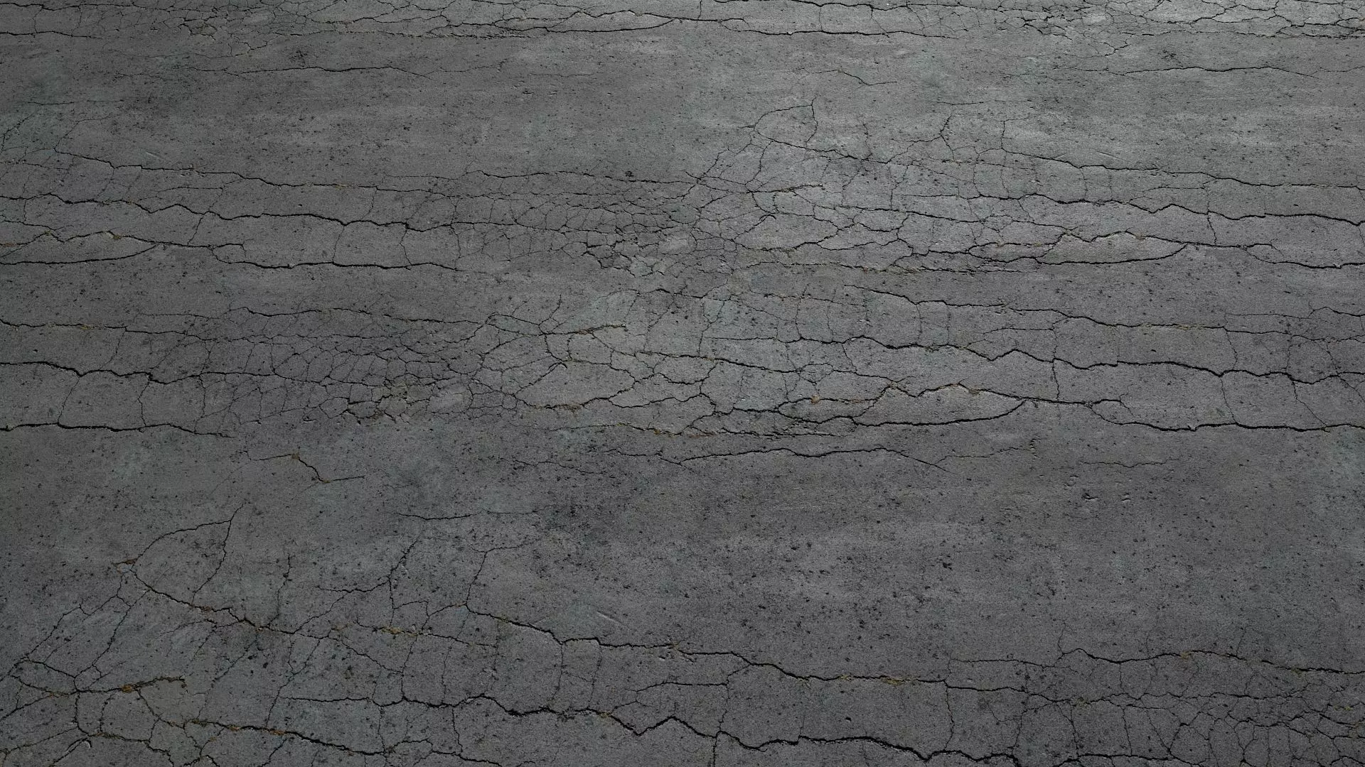 Cracked asphalt scan 45 tile Low-poly 3D model_0