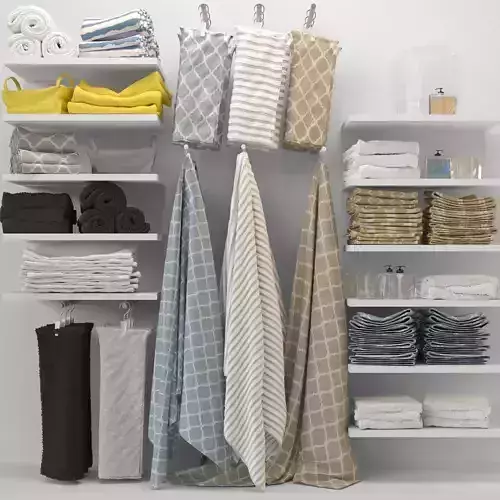 Bathroom towel set