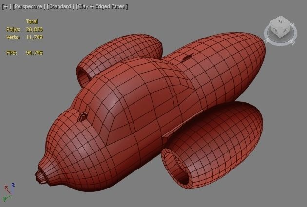 The shuttle 3D model_1