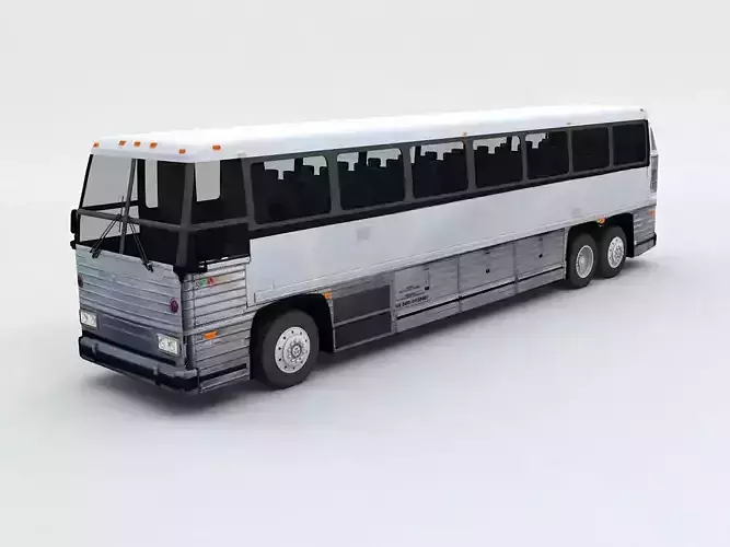 Charter Bus 3D model