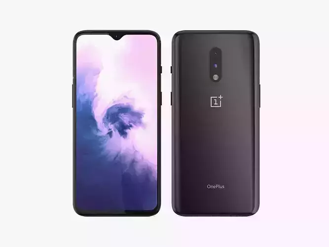 OnePlus 7 with front and phone