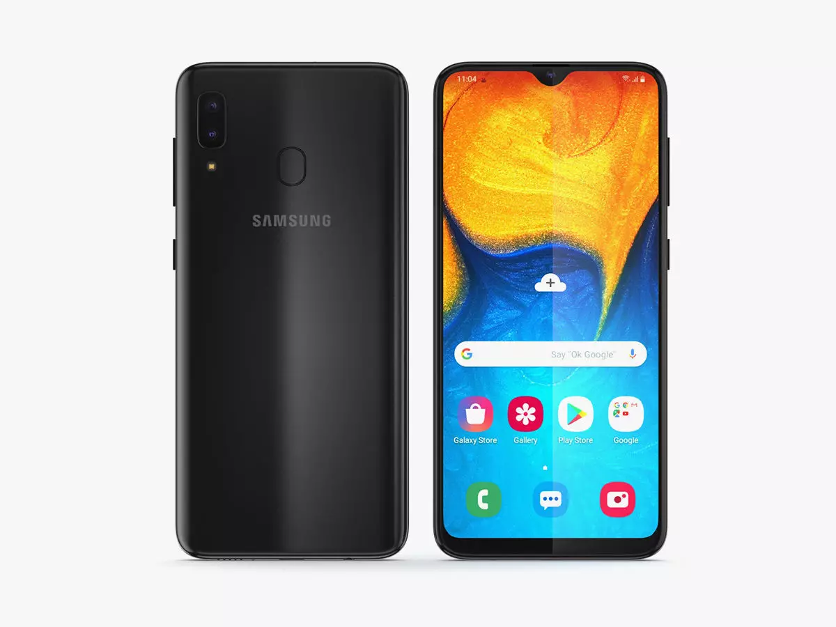 Samsung Galaxy A20 3D model