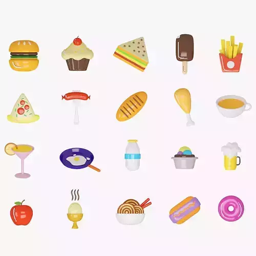 20 Icons Food
