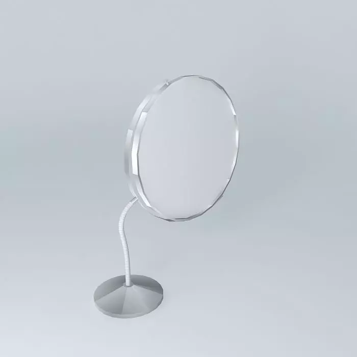 Mirror with Flexible Metal Free 3D model_0