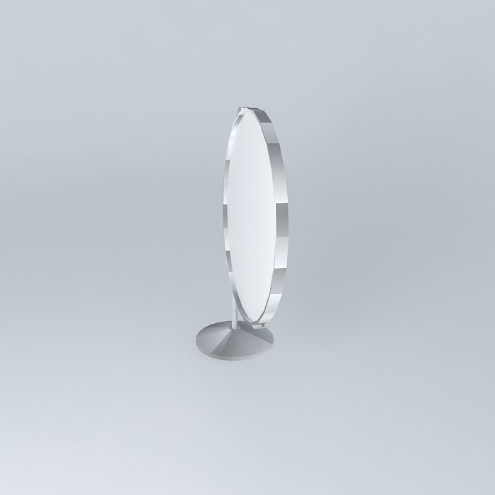 Mirror with Flexible Metal Free 3D model_2