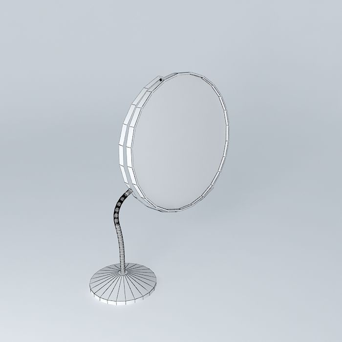 Mirror with Flexible Metal Free 3D model_3
