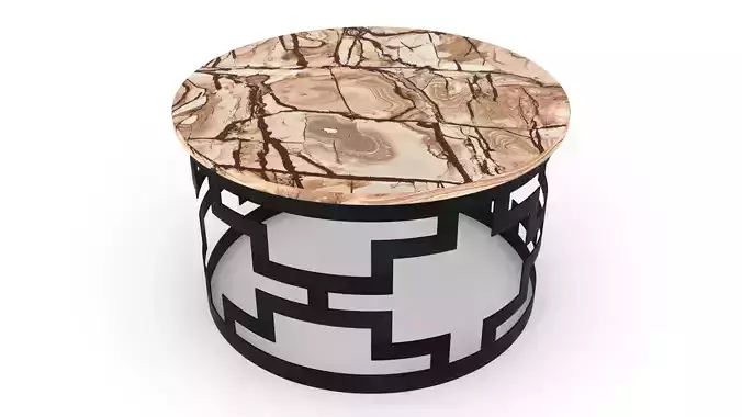 Round Coffee Table - 3ds Max