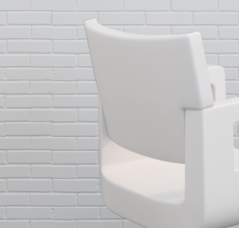 Chair Poltrona 3D model_4