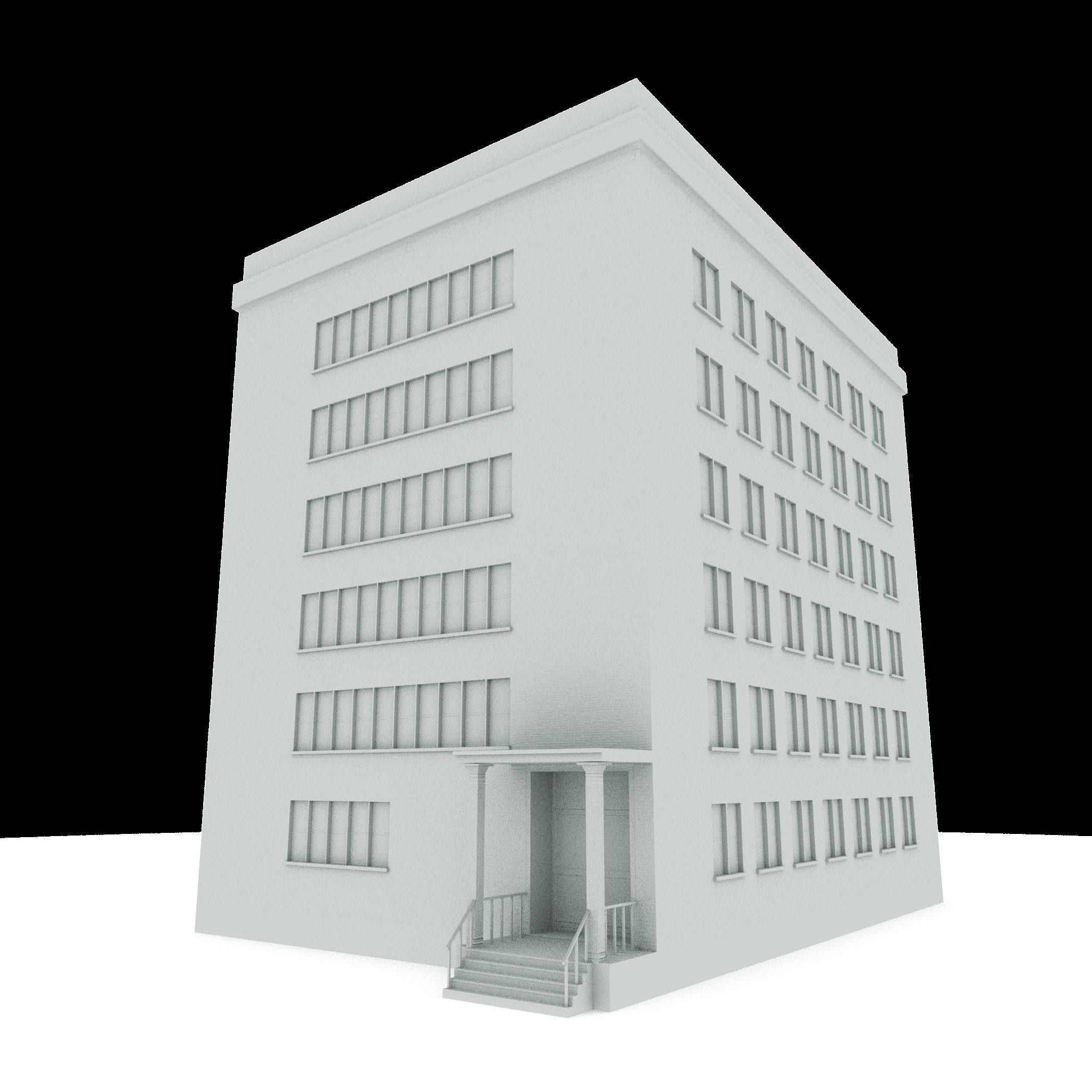 FREE Nyc Building Free low-poly 3D model_1