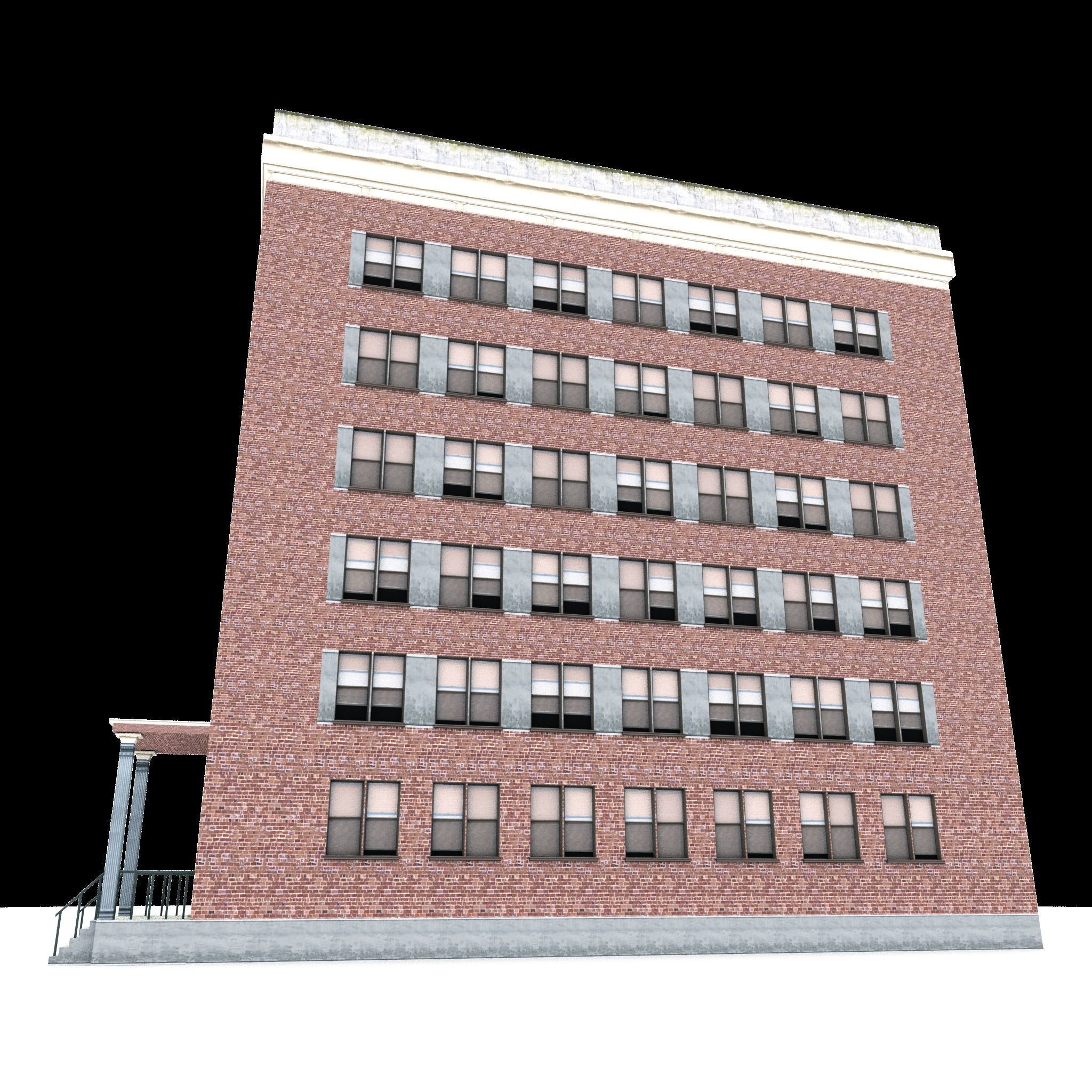 FREE Nyc Building Free low-poly 3D model_9