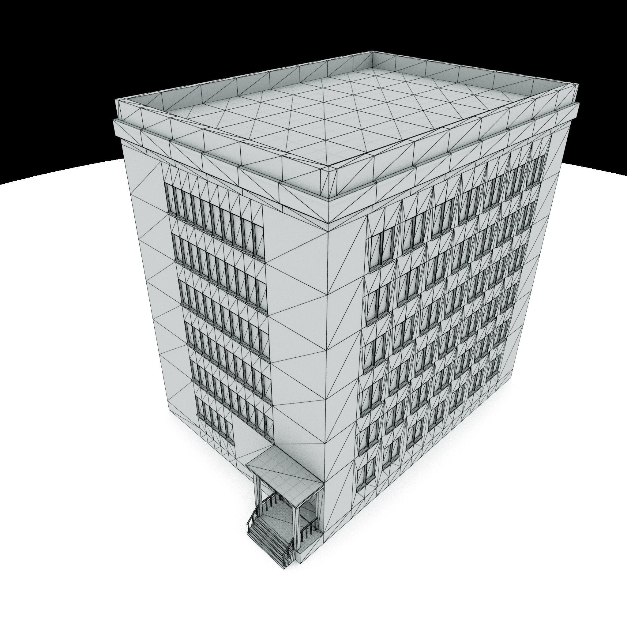 FREE Nyc Building Free low-poly 3D model_5