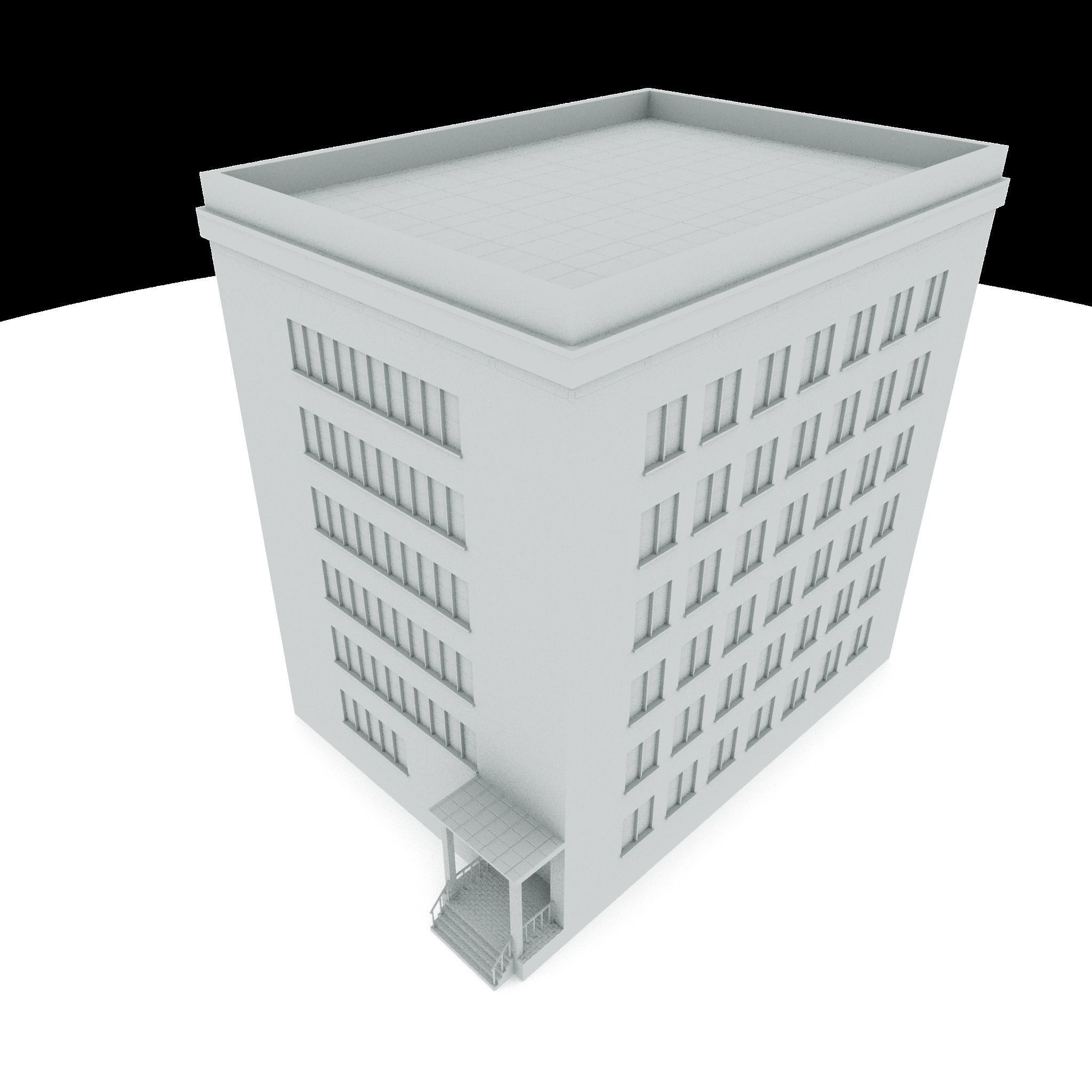 FREE Nyc Building Free low-poly 3D model_4