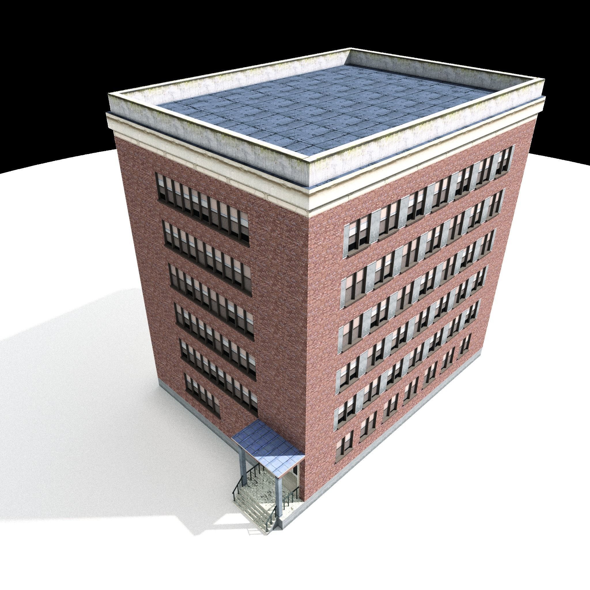FREE Nyc Building Free low-poly 3D model_3