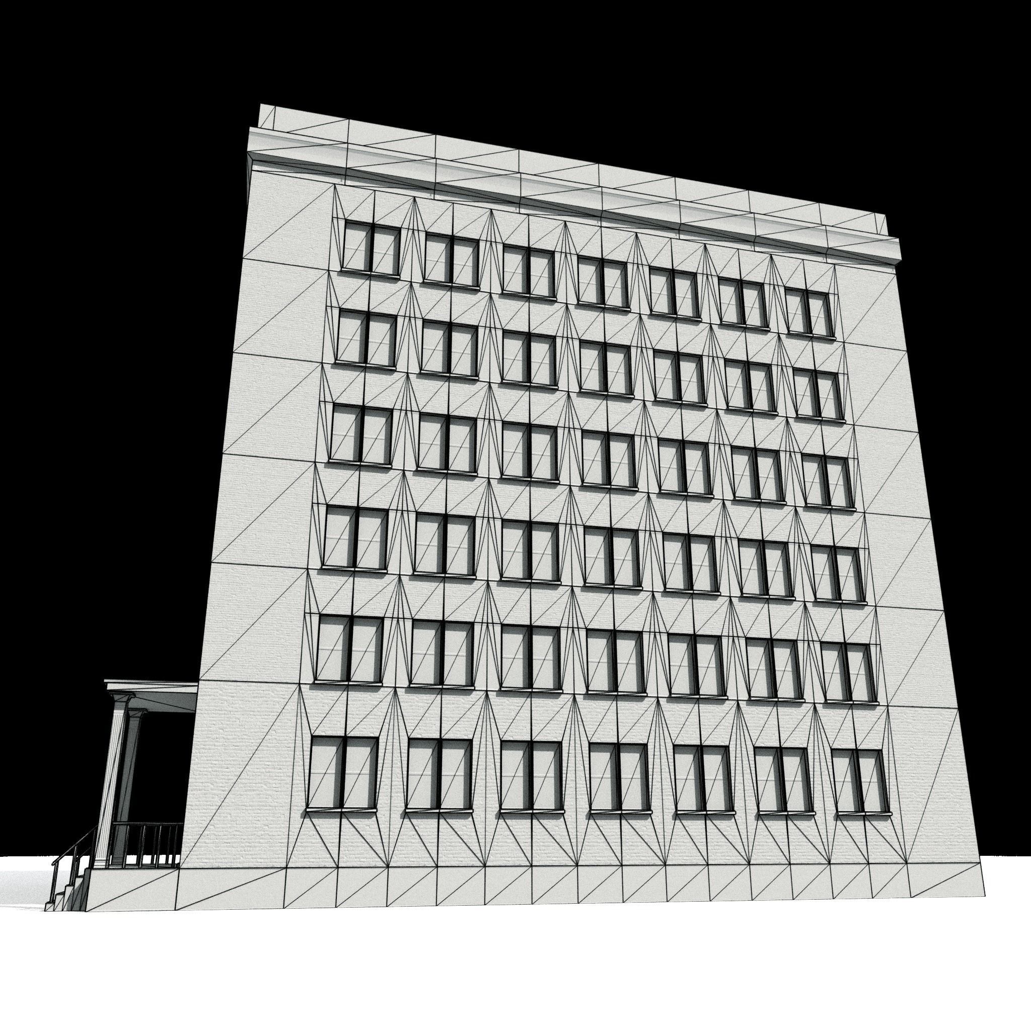 FREE Nyc Building Free low-poly 3D model_10