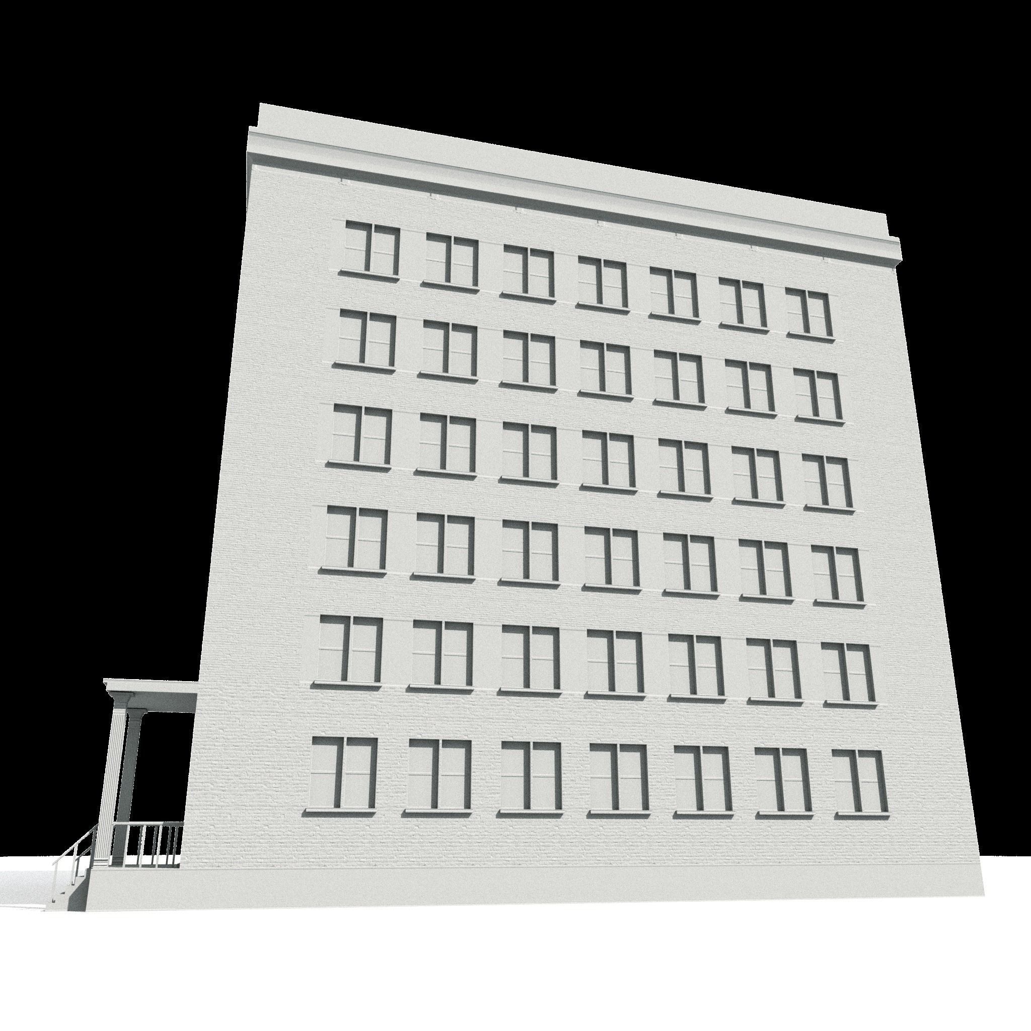 FREE Nyc Building Free low-poly 3D model_11