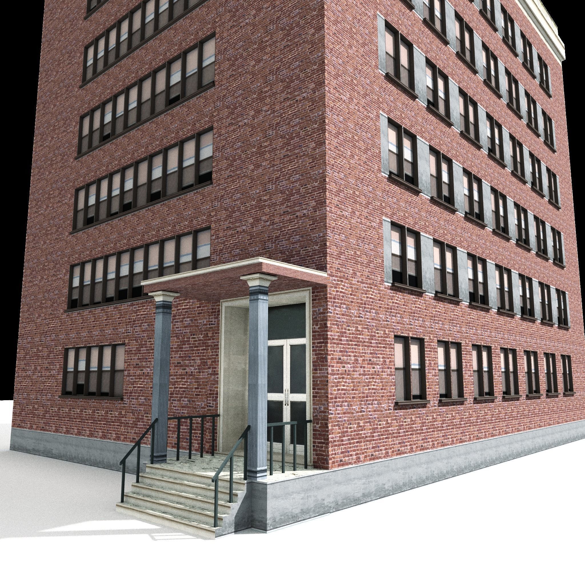 FREE Nyc Building Free low-poly 3D model_6