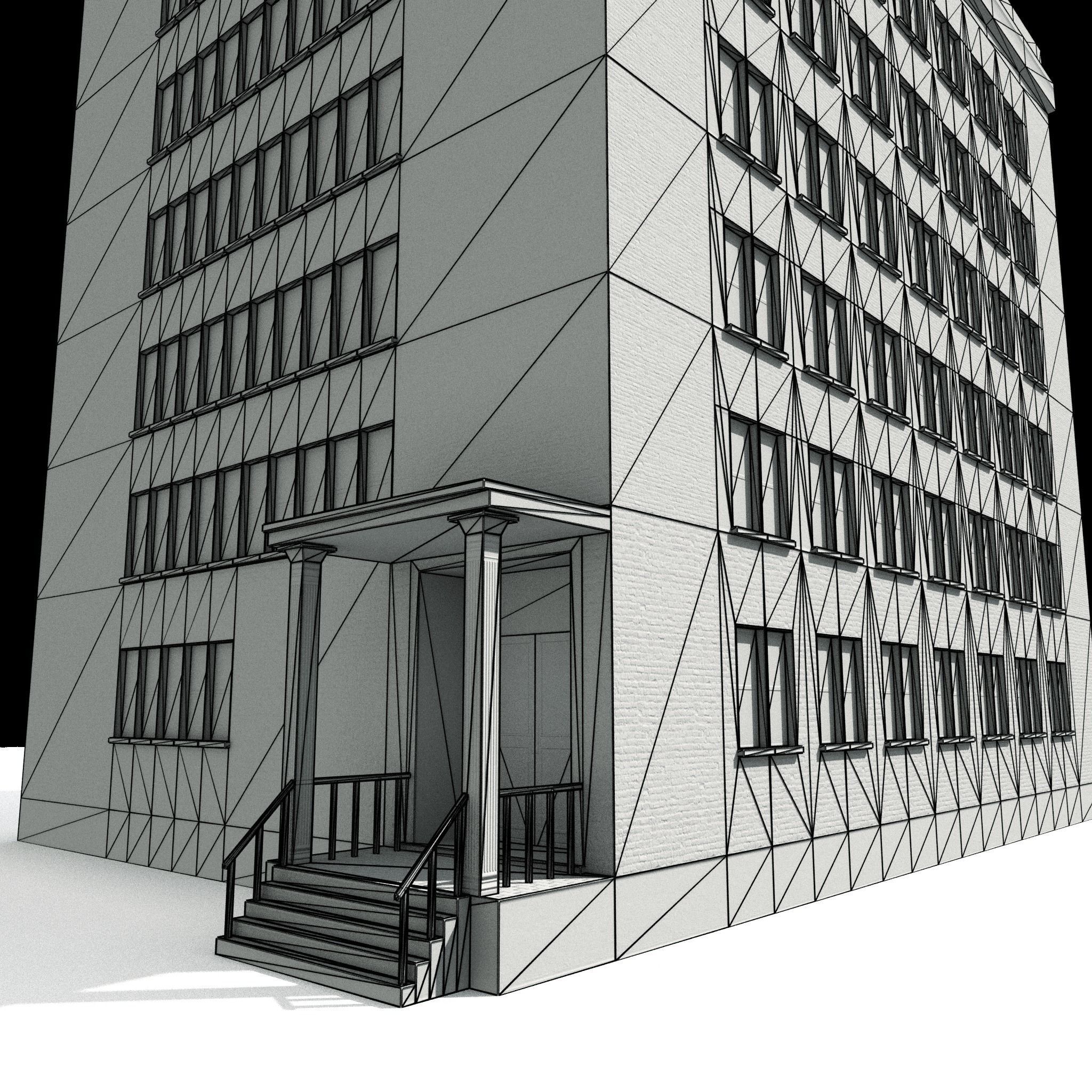 FREE Nyc Building Free low-poly 3D model_8