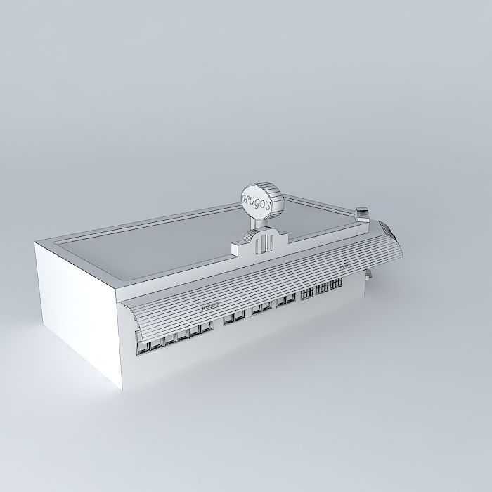 HUGO'S RESTAURANT Free 3D model_3