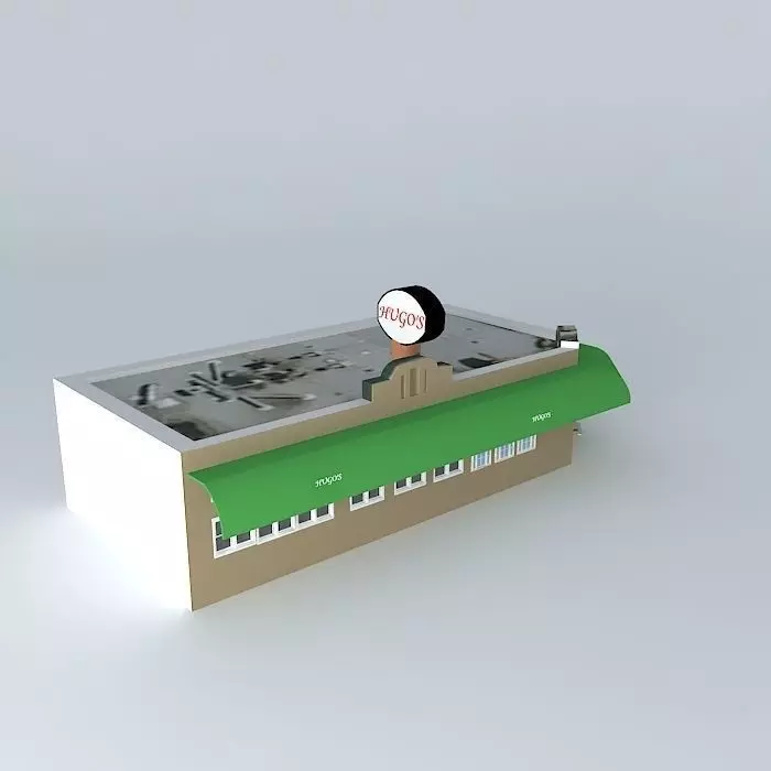 HUGO'S RESTAURANT Free 3D model_0