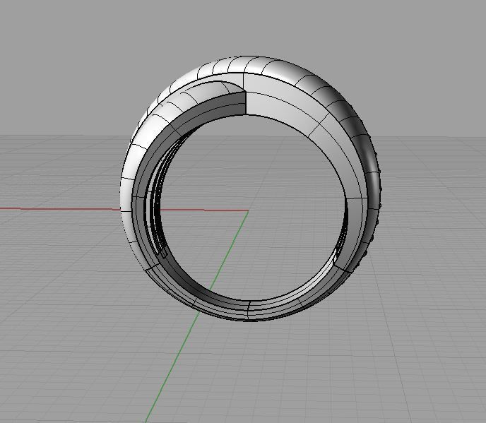Diamond  Ring 3D print model 3D print model_10