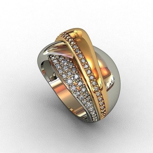 Diamond  Ring 3D print model 3D print model
