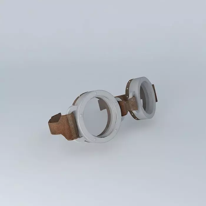 High poly - Goggles pair of Free 3D model