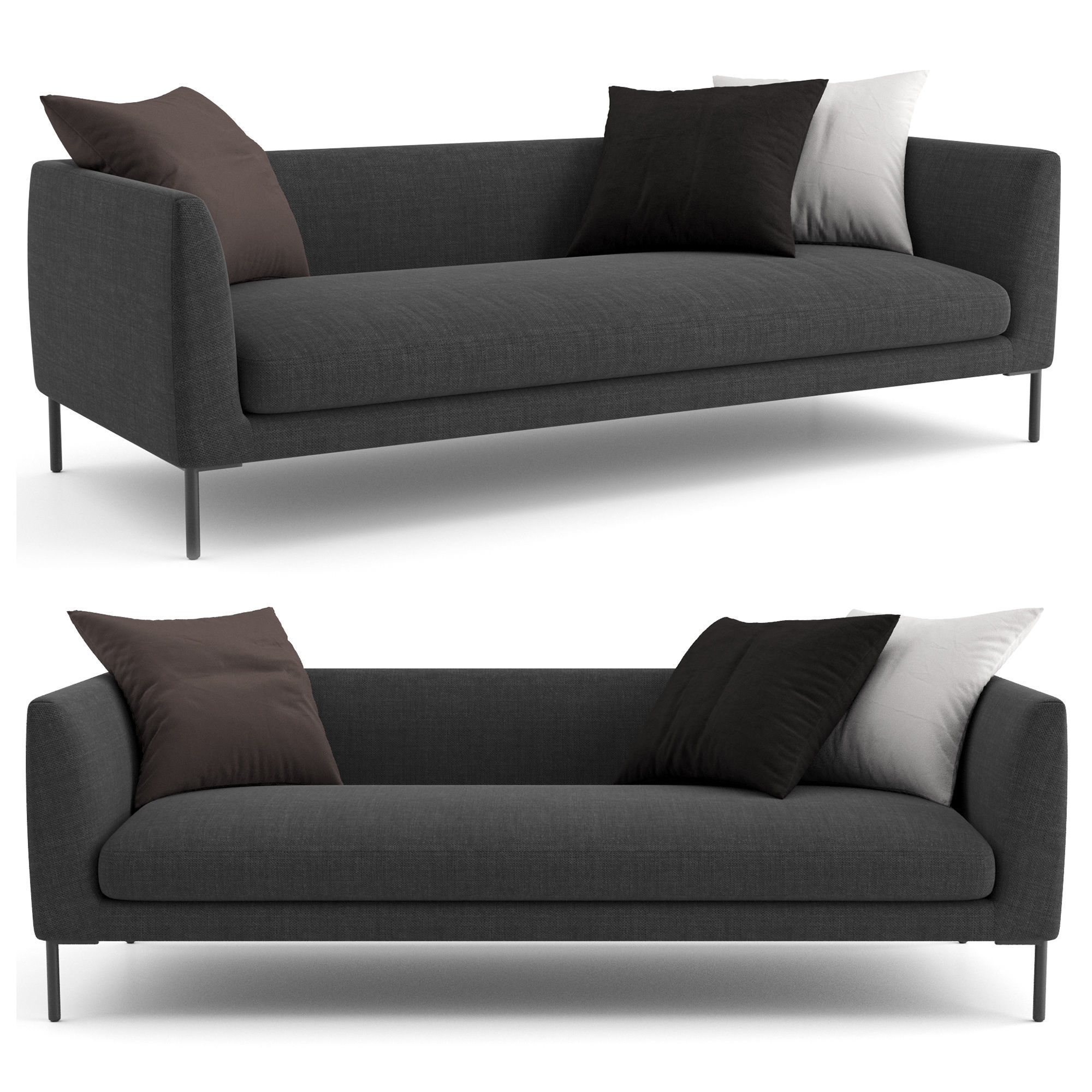 Blade Sofa by Wendelbo 3D model_6