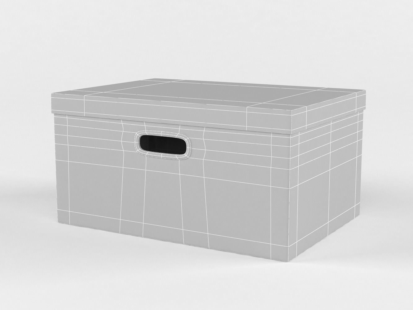 Clothes Storage Box 3D model_5
