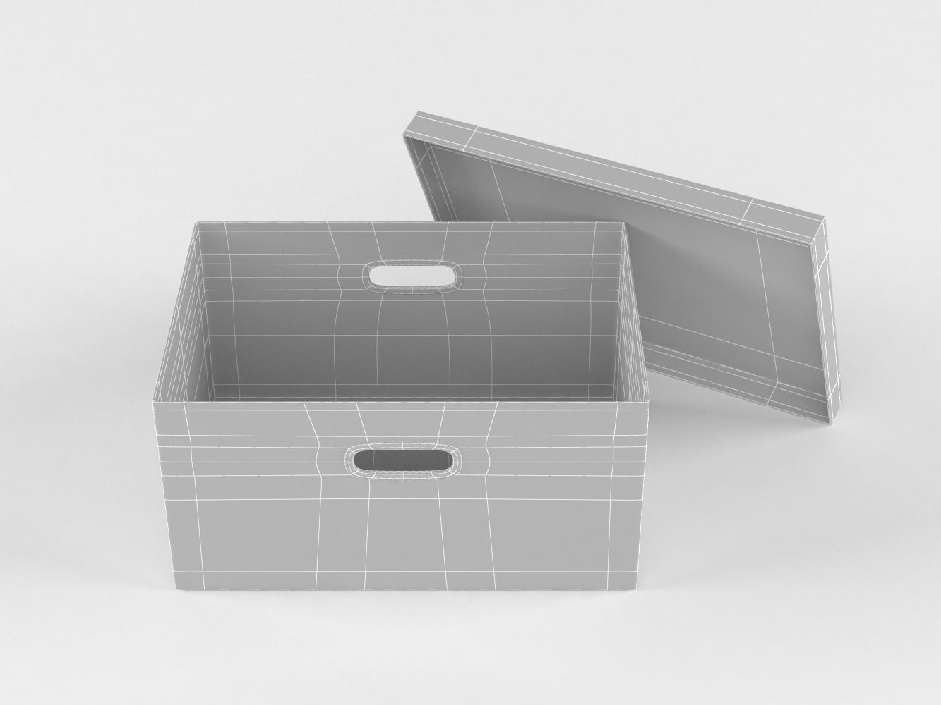 Clothes Storage Box 3D model_8