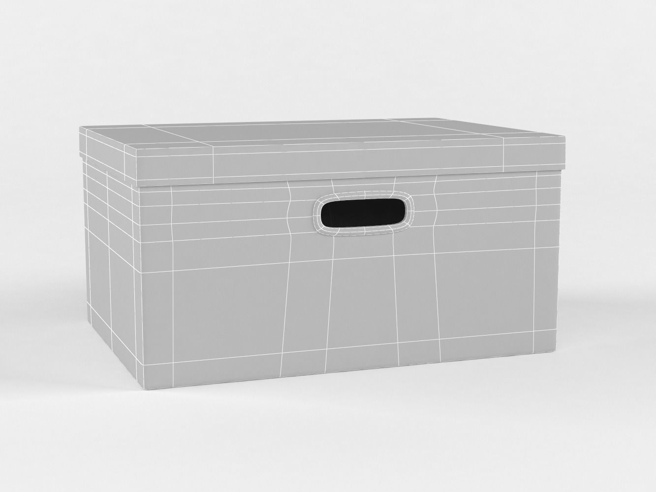 Clothes Storage Box 3D model_9