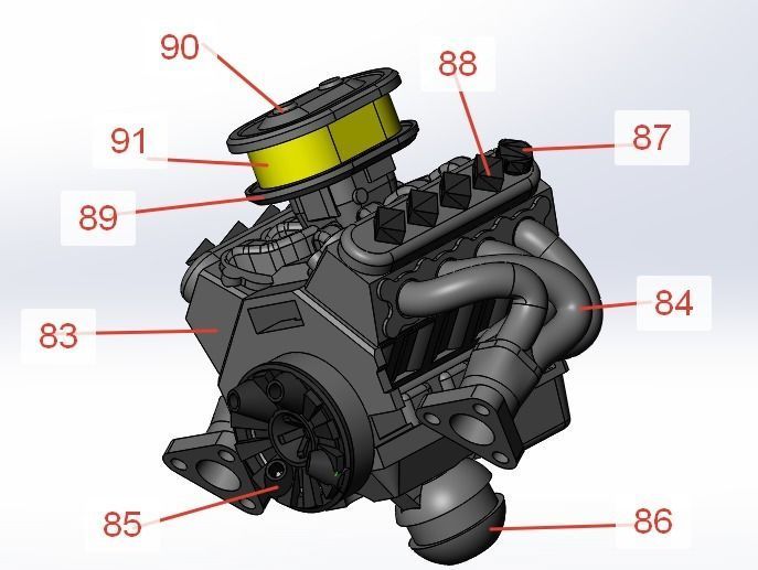 Fully mobile model of the Bumblebee 3D print model_9