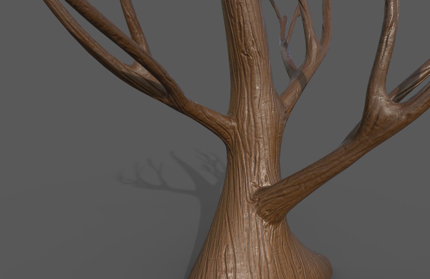Cartoon Stylized Tree Trunk Set - 6 Piece 3D model_22