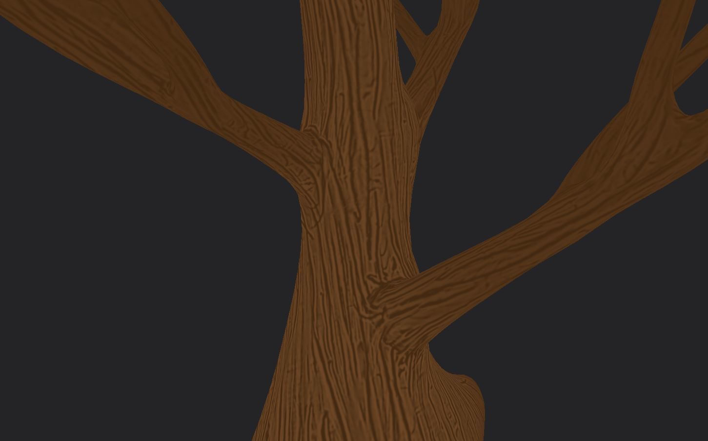 Cartoon Stylized Tree Trunk Set - 6 Piece 3D model_23