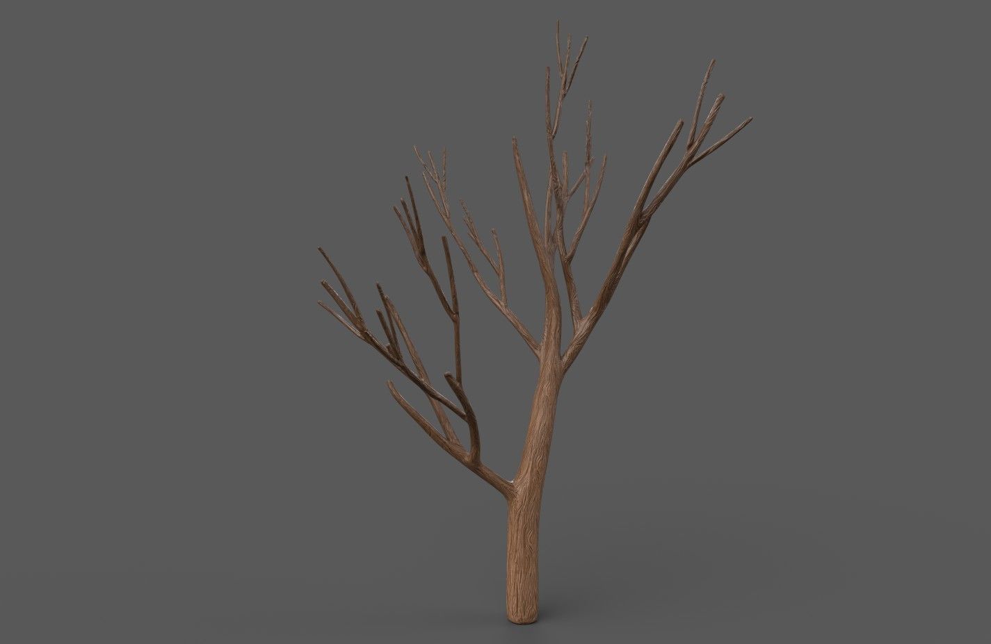 Cartoon Stylized Tree Trunk Set - 6 Piece 3D model_26