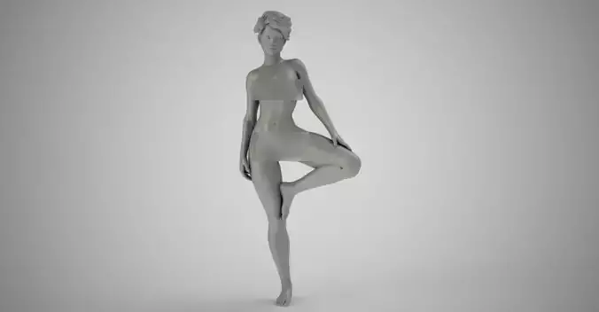 Balance on One Leg 3D print model