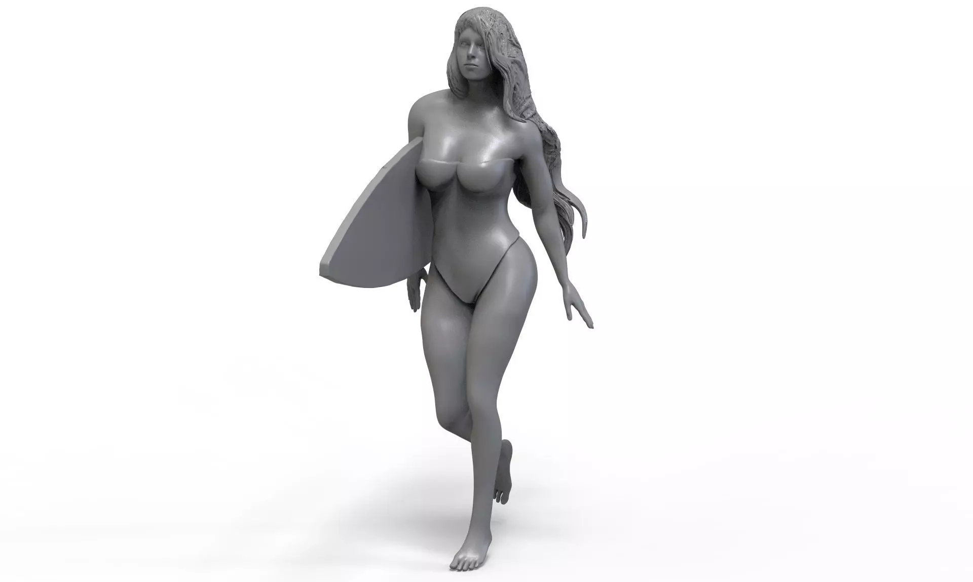Beach Girl 3D print model