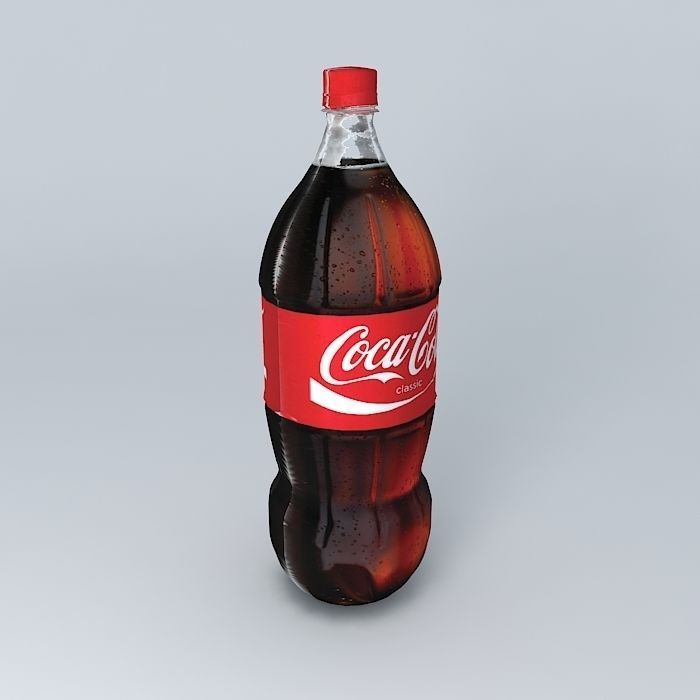 Coke Realistic Plastic Bottle