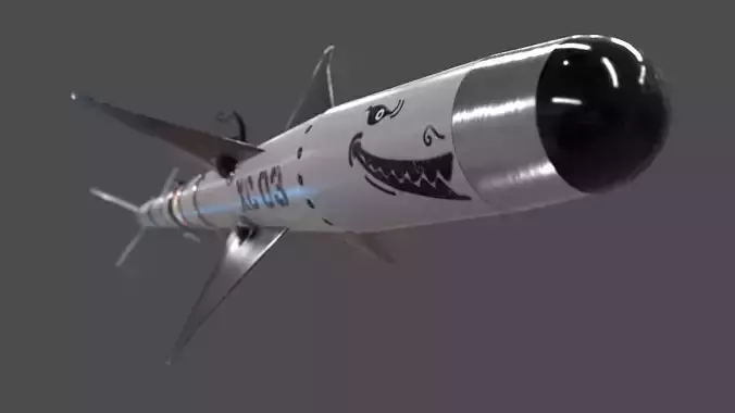 Missile Sidewinder 3D model
