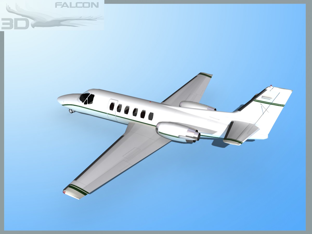 Falcon3D Citation V C560 F03 3D model_9