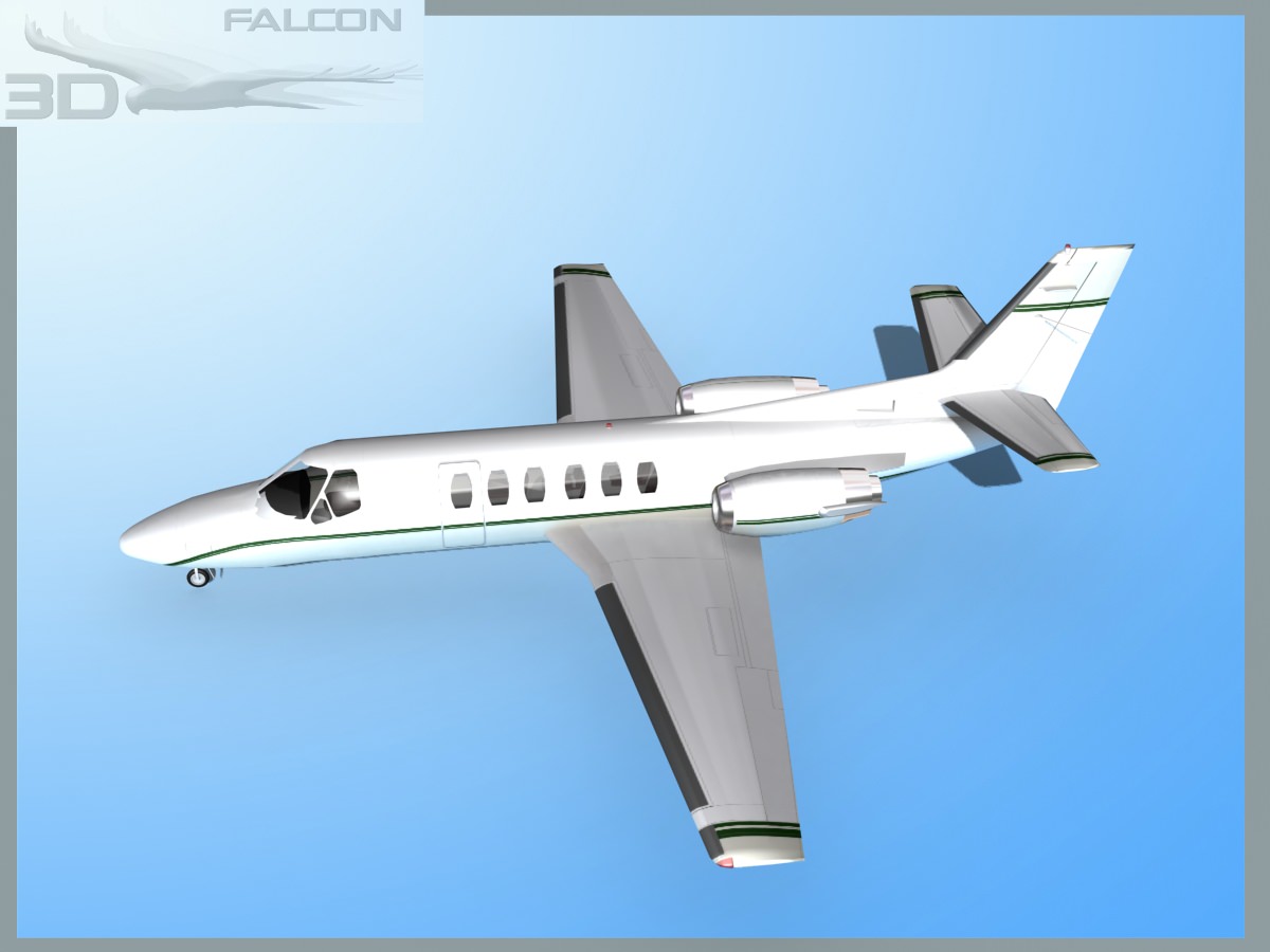 Falcon3D Citation V C560 F03 3D model_10