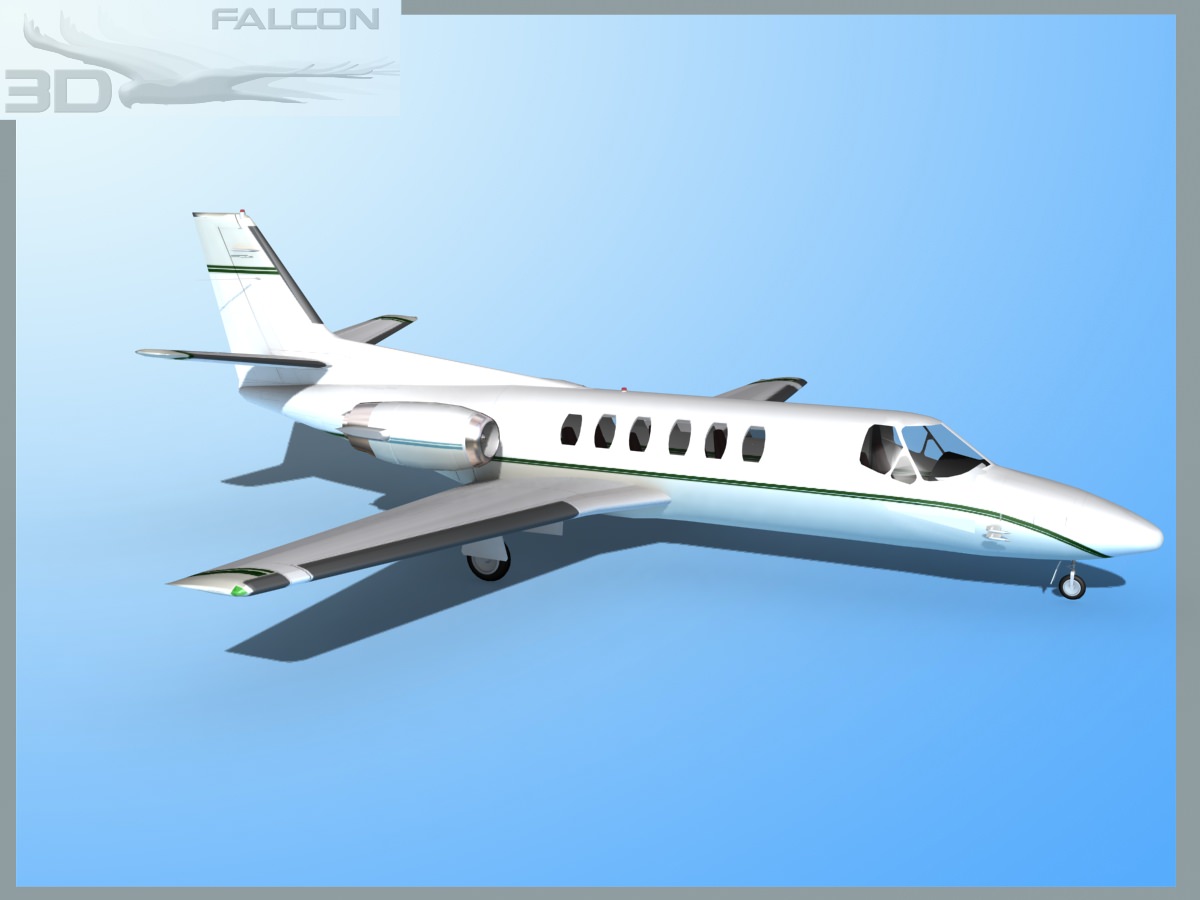 Falcon3D Citation V C560 F03 3D model_6