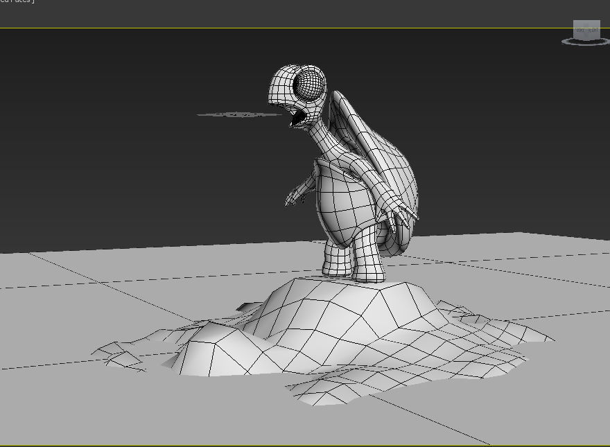 Cartoon Turtle 3D model_2