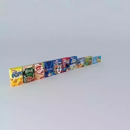 Kelloggs Cereal Boxes