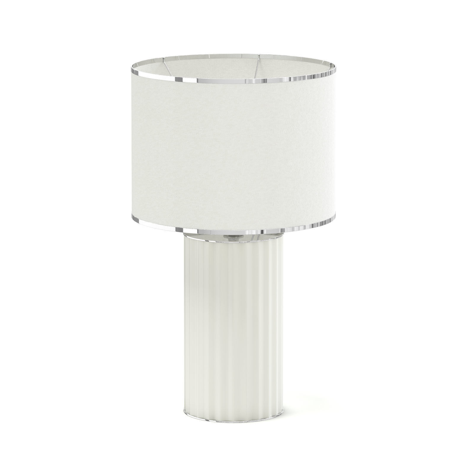 Beige Table Lamp 3D Model 3D model_4