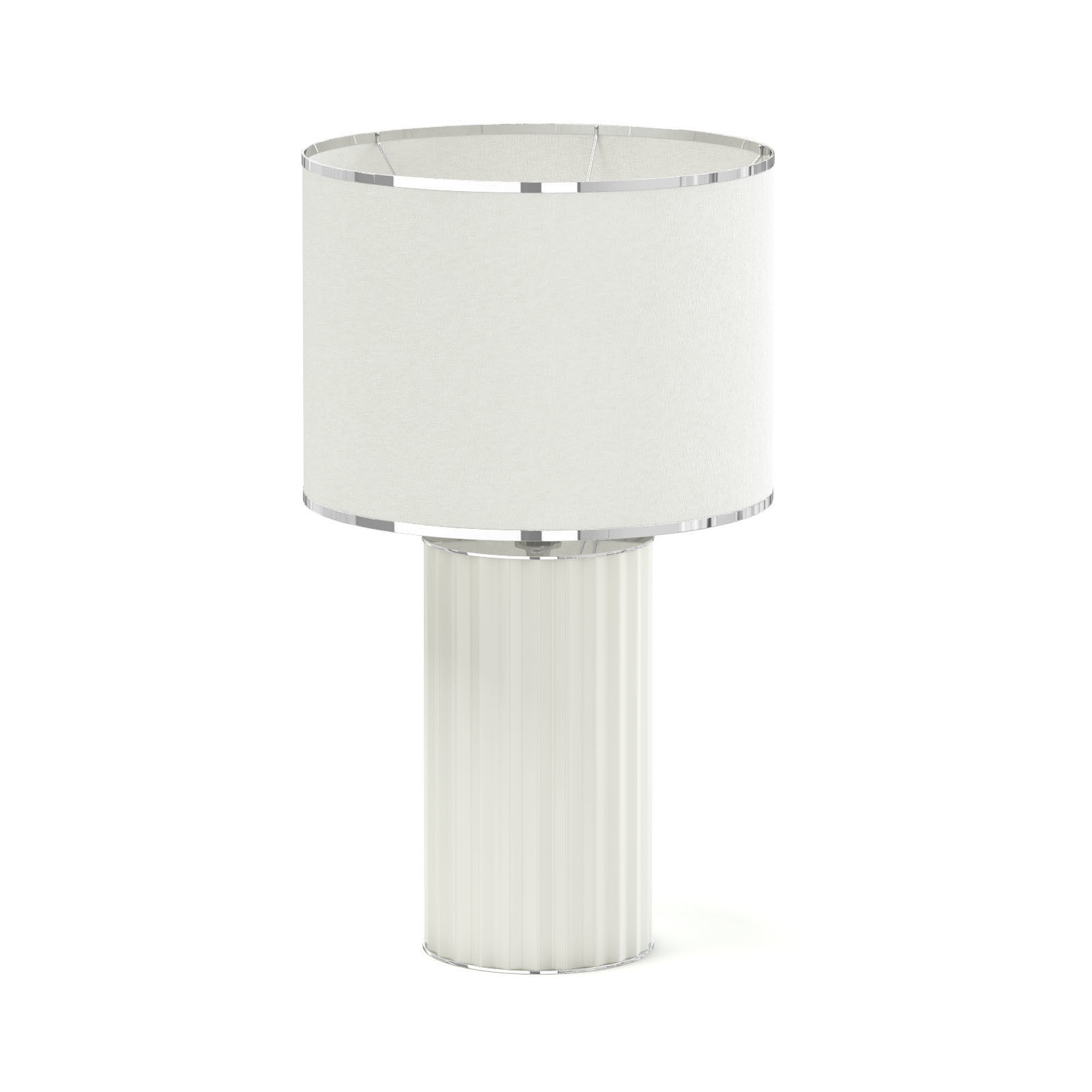 Beige Table Lamp 3D Model 3D model_2